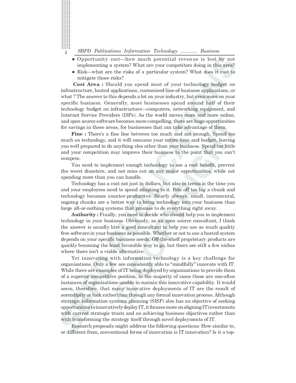 Information Technology & Its Implications in Business for B. Com. III - Page 5