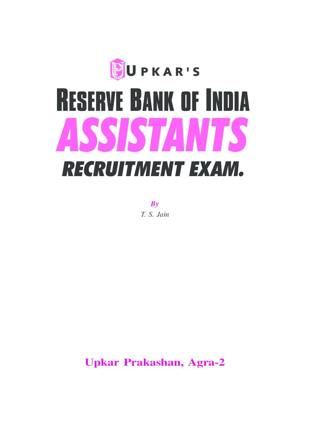 Reserve Bank of India Assistants Recruitment Exam. - Page 2