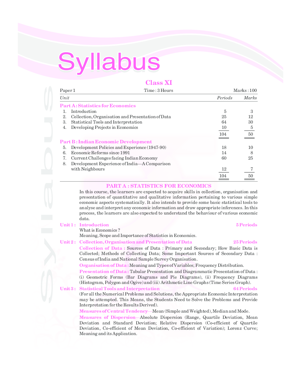 Economics Text Books Class XI - Page 3