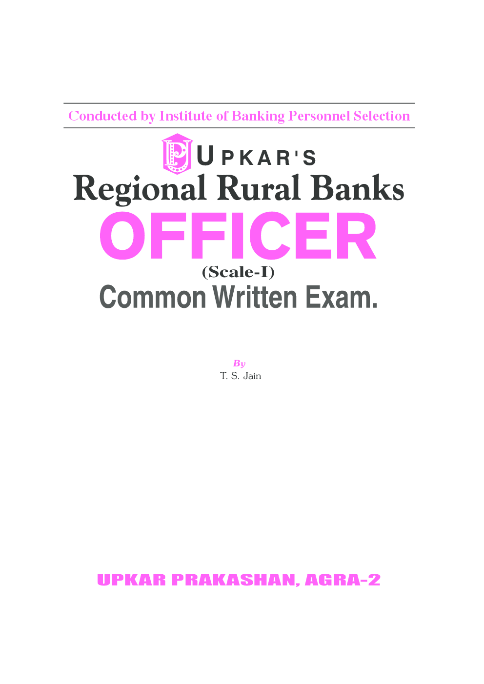 Regional Rural Banks Officer (Scale-I) Common Written Exam. - Page 2