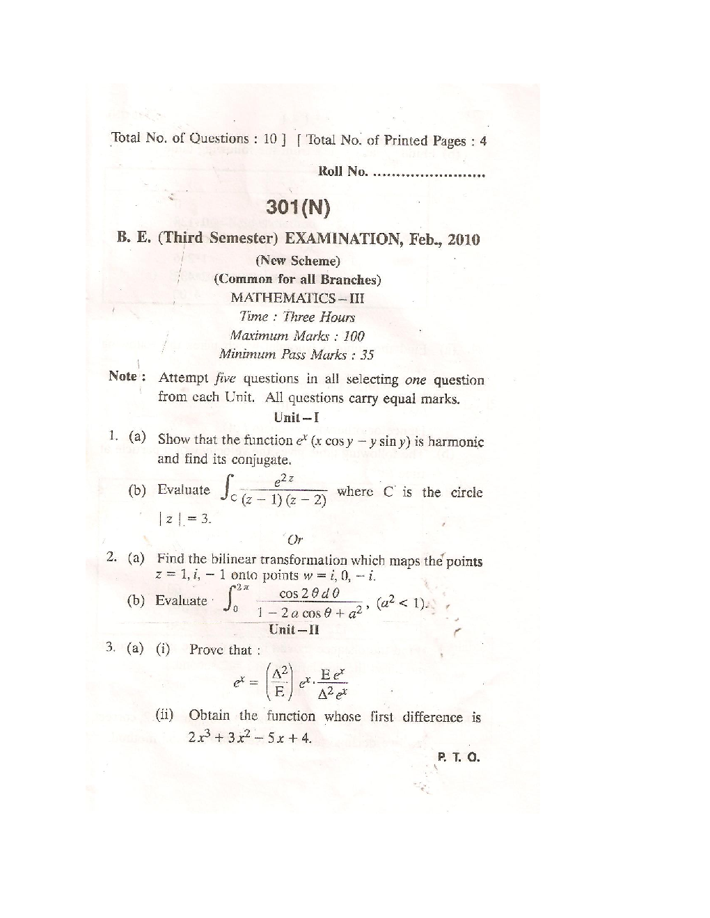 RGPV QUESTION PAPERS 2nd Year Computer Engineering (2009-2014) - Page 2