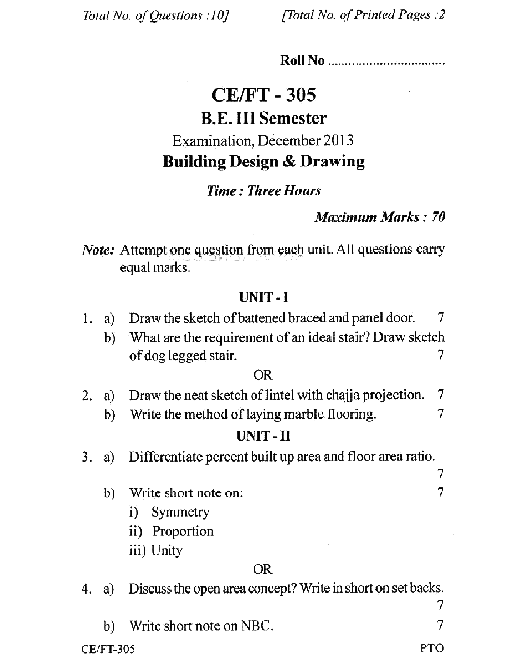 RGPV QUESTION PAPERS 2nd Year Civil Engineering (2009-2014) - Page 4