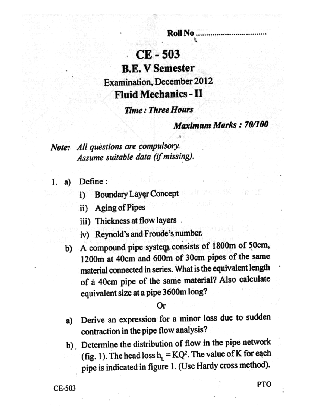 RGPV QUESTION PAPERS 3rd Year Civil Engineering (2009-2014) - Page 4