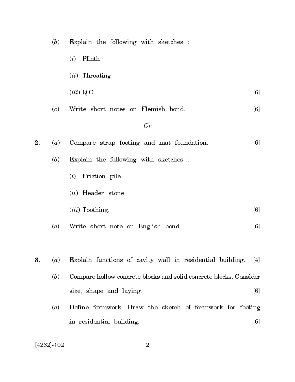 PUNE UNIVERSITY QUESTION PAPERS 2nd Year Civil Engineering (2009-2014) - Page 3