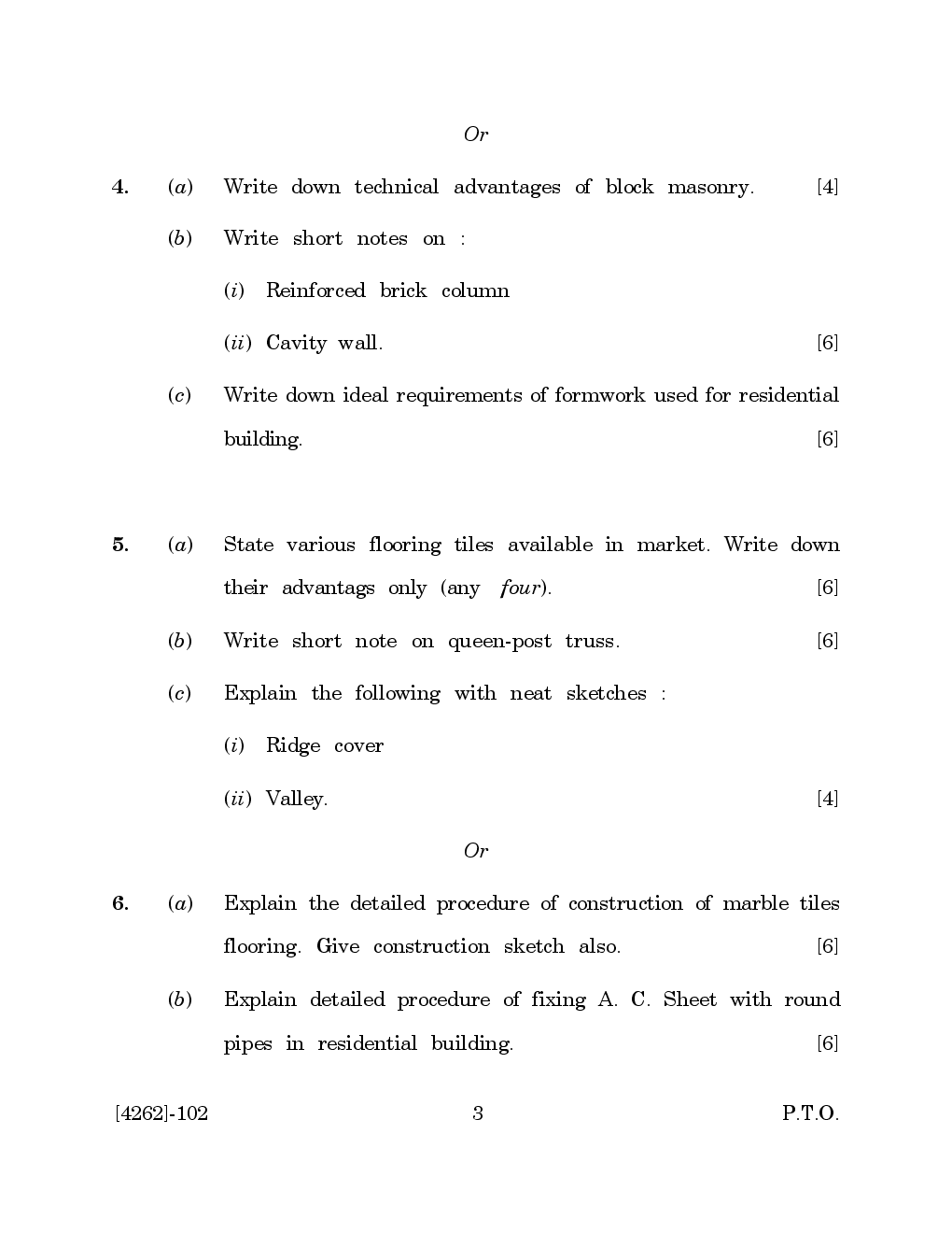 PUNE UNIVERSITY QUESTION PAPERS 2nd Year Civil Engineering (2009-2014) - Page 4