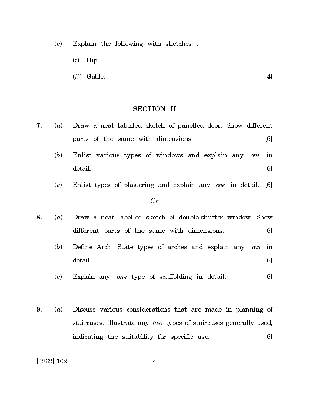 PUNE UNIVERSITY QUESTION PAPERS 2nd Year Civil Engineering (2009-2014) - Page 5