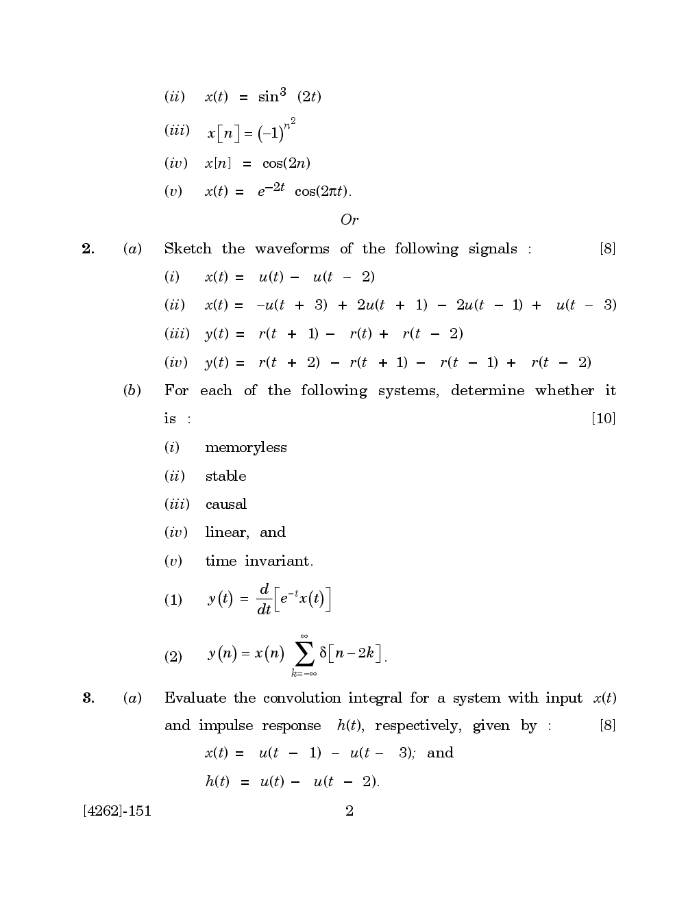 PUNE UNIVERSITY QUESTION PAPERS 2nd Year Electronics Engineering (2009-2014) - Page 3