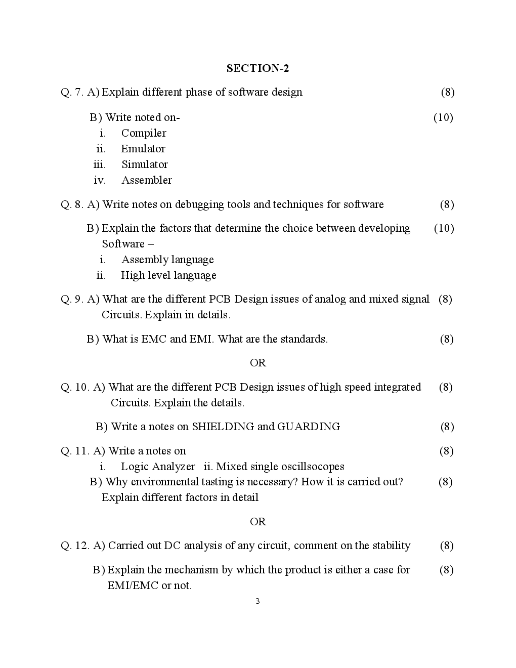 PUNE UNIVERSITY QUESTION PAPERS 4th Year Electronics Engineering (2009-2014) - Page 4