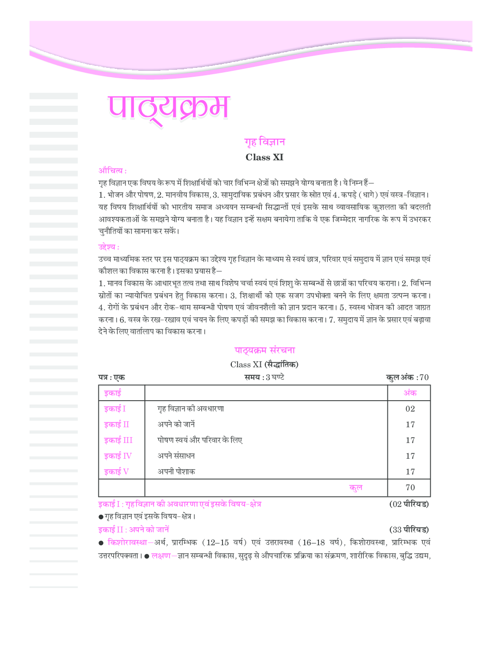 गृह विज्ञान यू.पी बोर्ड कक्षा ११ - Page 4