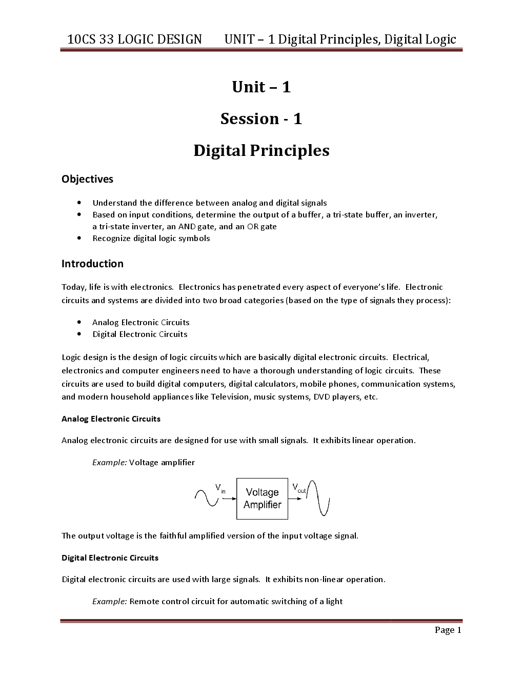 VTU eNotes On Logic Design (Computer Science) - Page 2