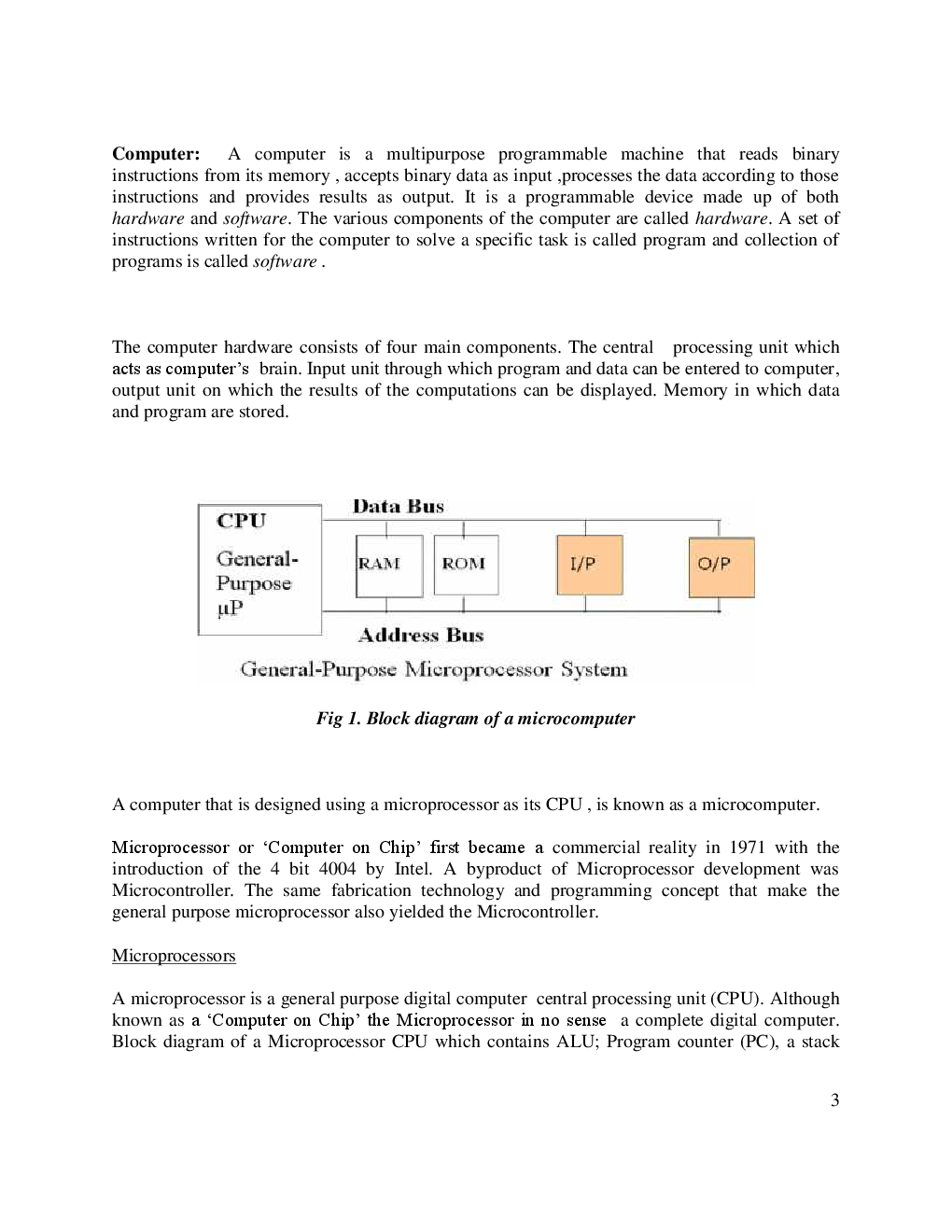 VTU eNotes On Micro Controllers (Electronics and Communication) - Page 3