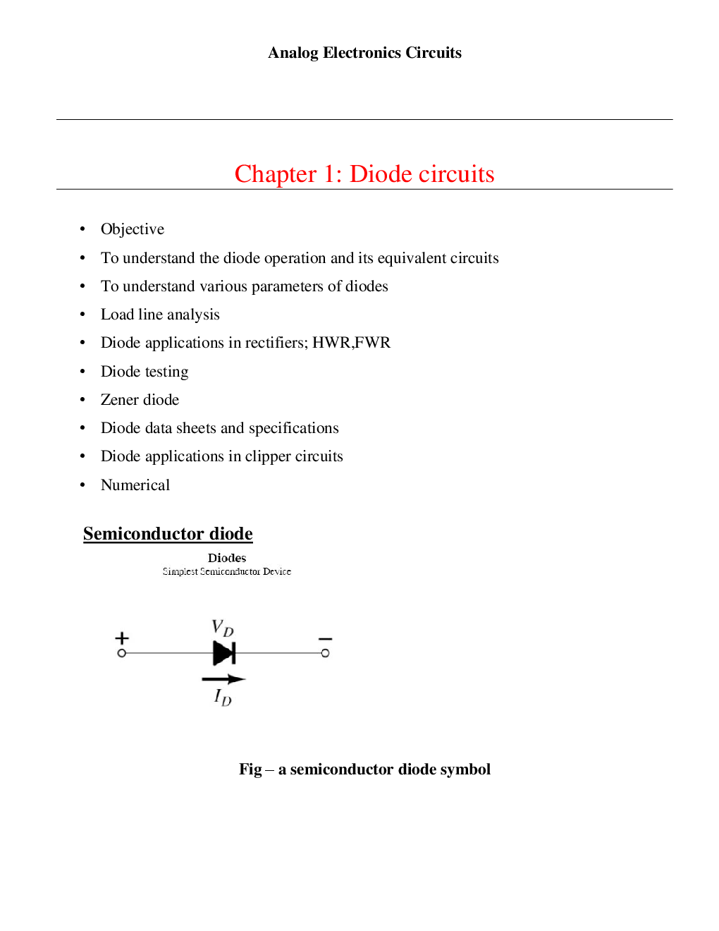 VTU eNotes On Analog Electronic Circuits (Electrical And Electronics Engineering) - Page 2