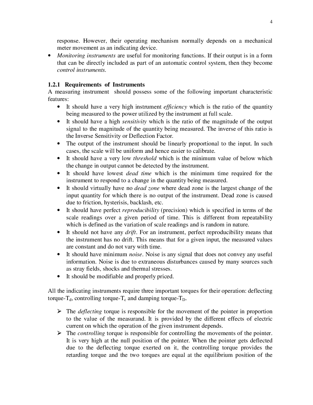 VTU eNotes On Electrical & Electronic Measurements & Instrumentation (Electrical And Electronics Engineering) - Page 4