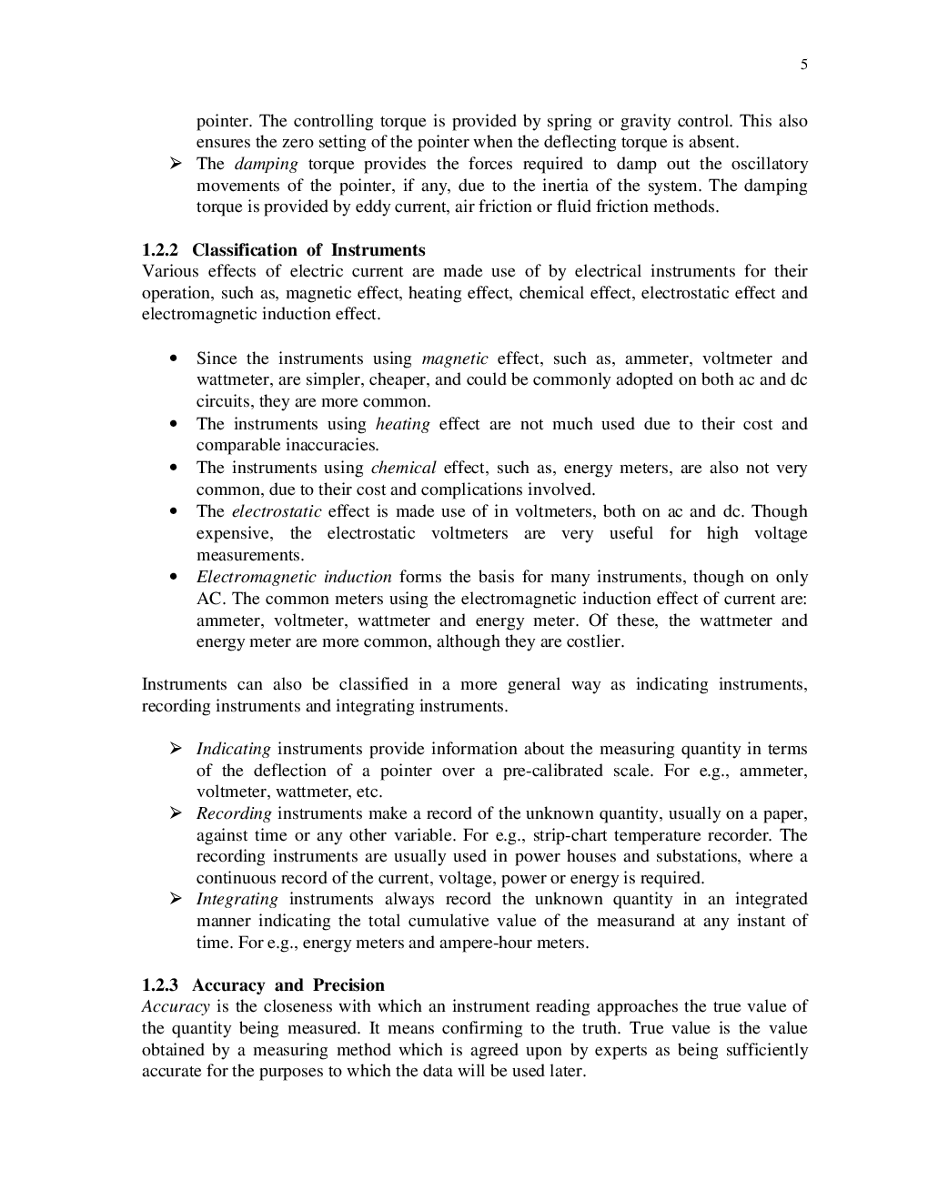 VTU eNotes On Electrical & Electronic Measurements & Instrumentation (Electrical And Electronics Engineering) - Page 5