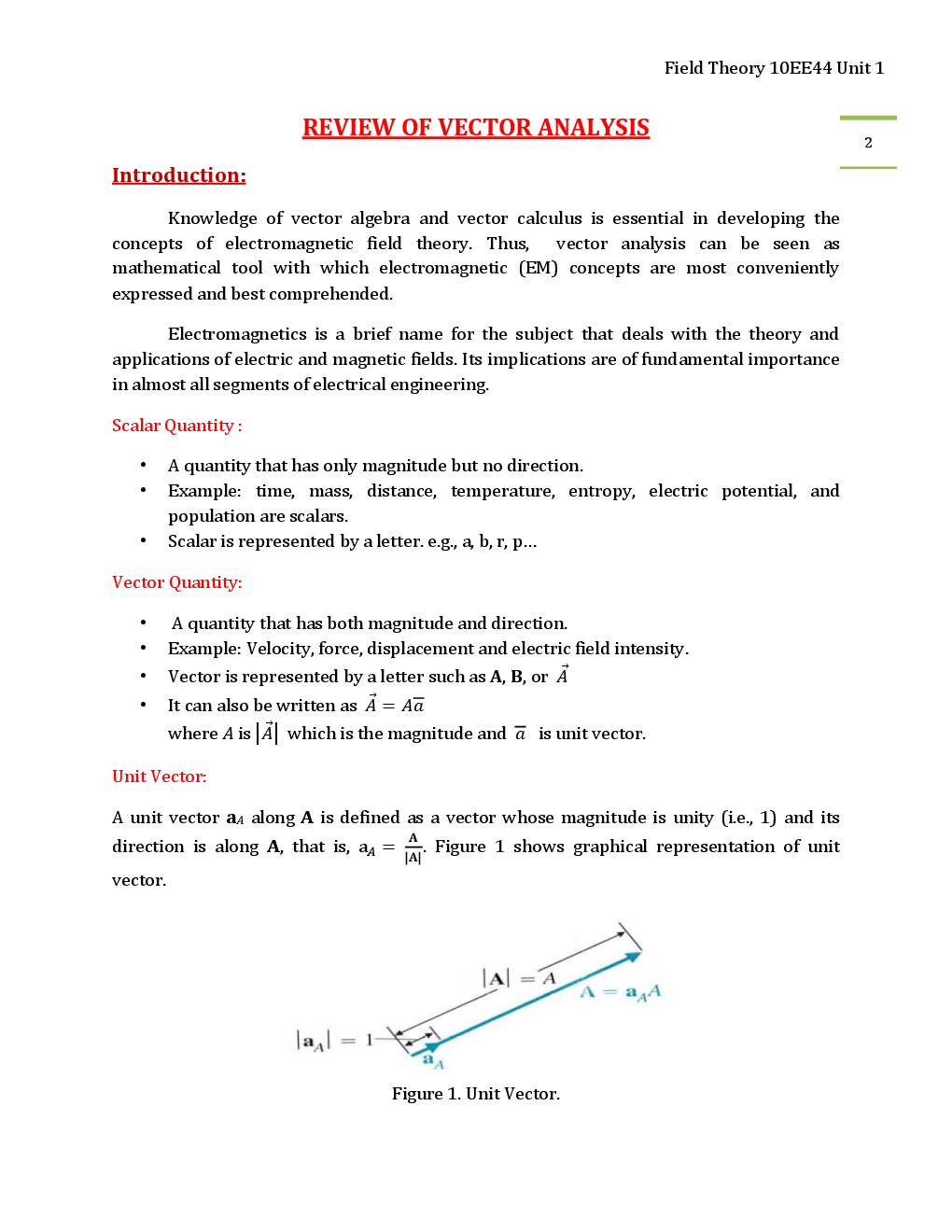 VTU eNotes On Field Theory (Electrical And Electronics Engineering) - Page 3