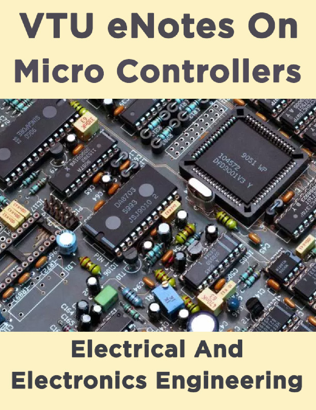 VTU eNotes On Micro Controllers (Electrical And Electronics Engineering) - Page 1