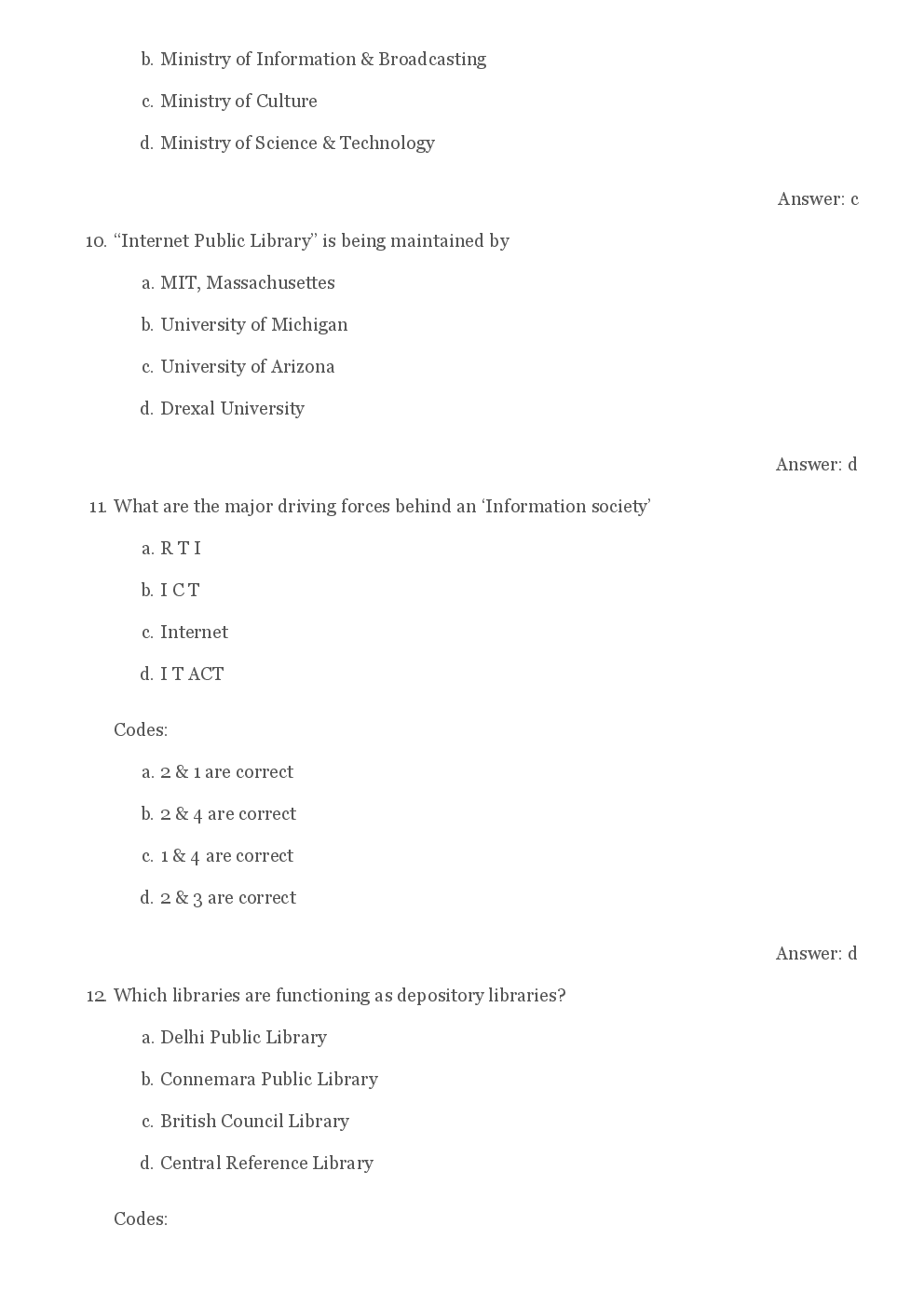 CBSE UGC NET Previous Year 2012-14 Solved Question Papers Library and Information Science Paper-II (June-Dec) - Page 4