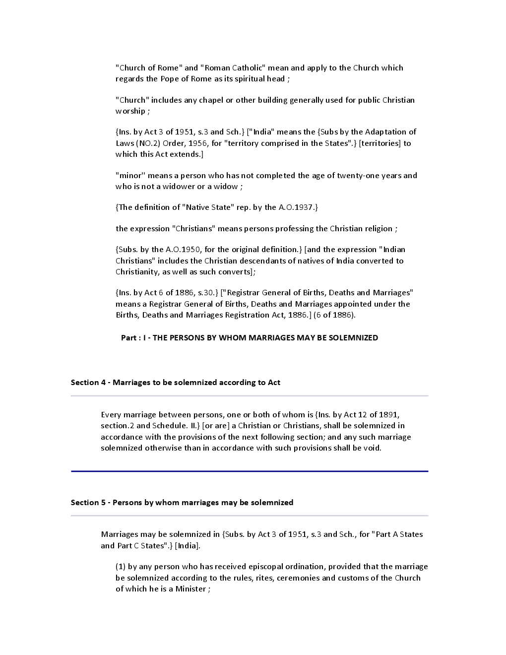Christian Marriage Act 1872 - Page 3