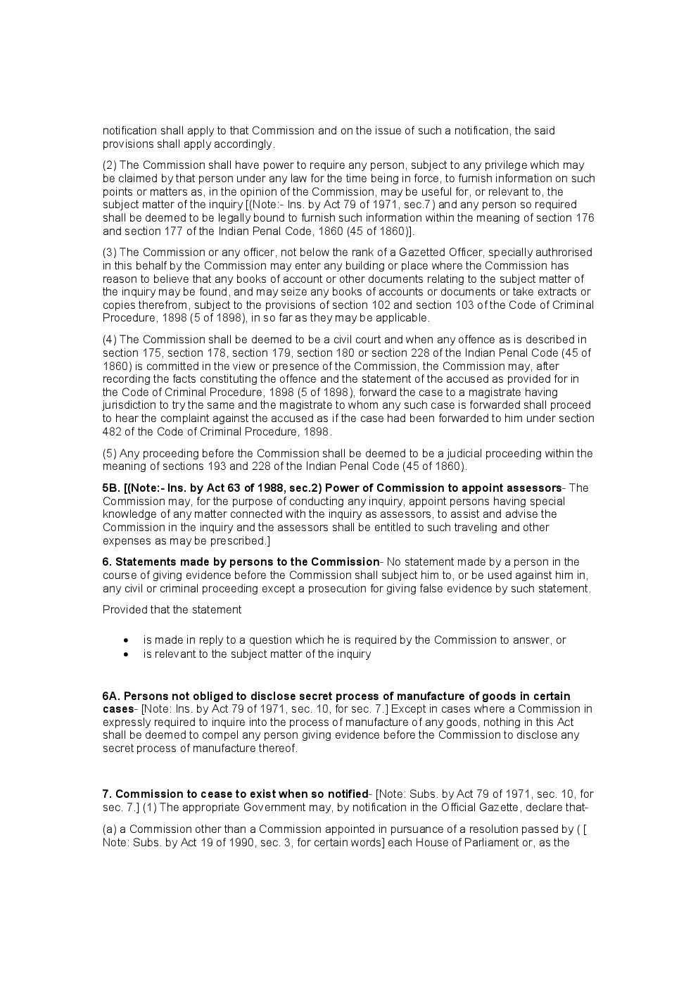 Commission Of Enquiries Act 1952 - Page 4