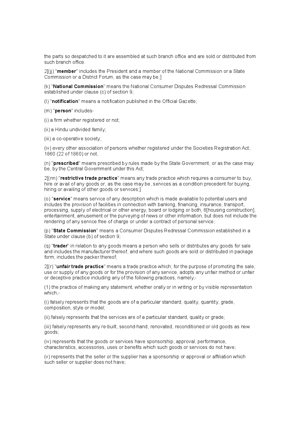 Consumer Protection Act 1986 - Page 4