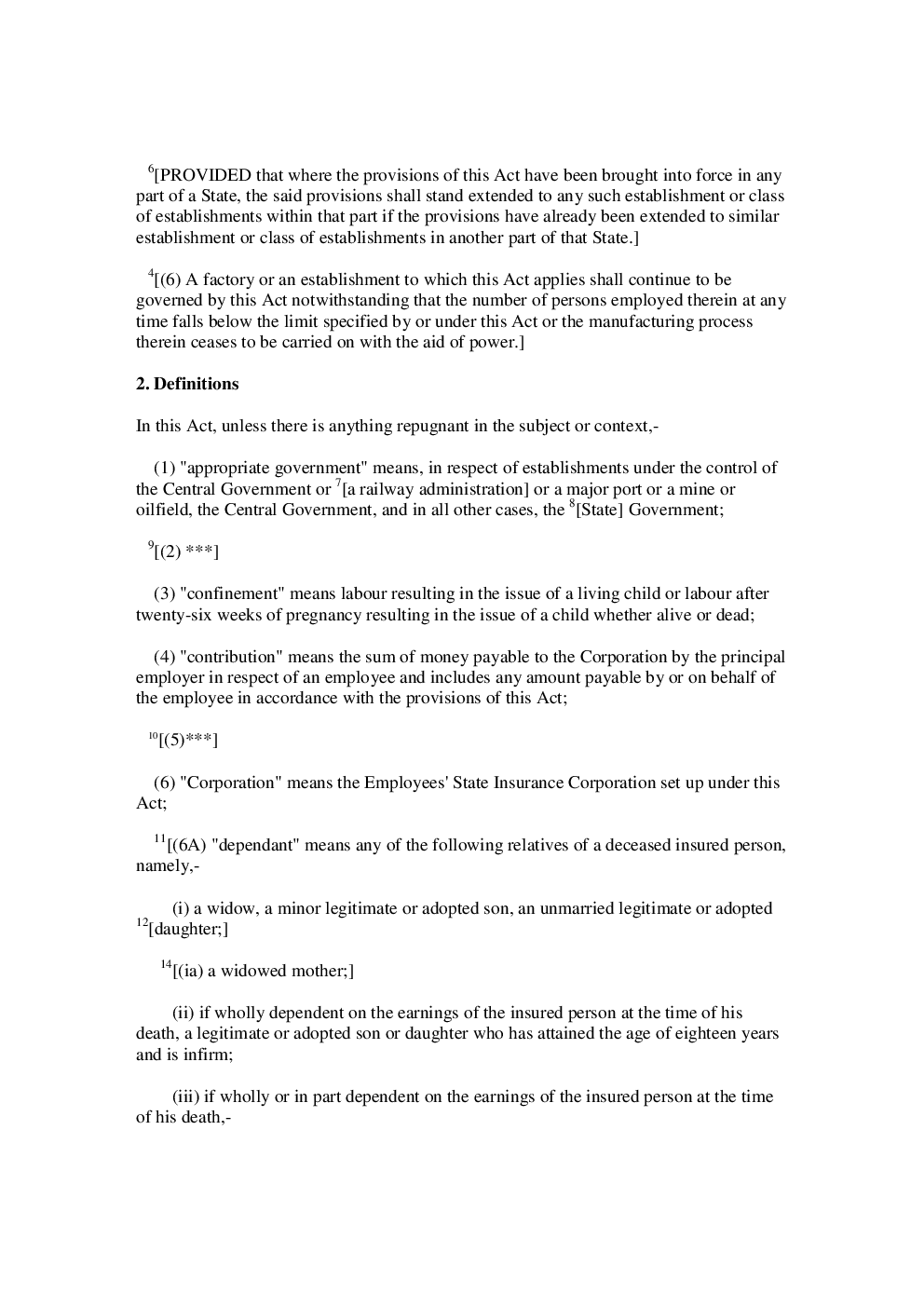 Employees’ State Insurance Act 1948 - Page 3