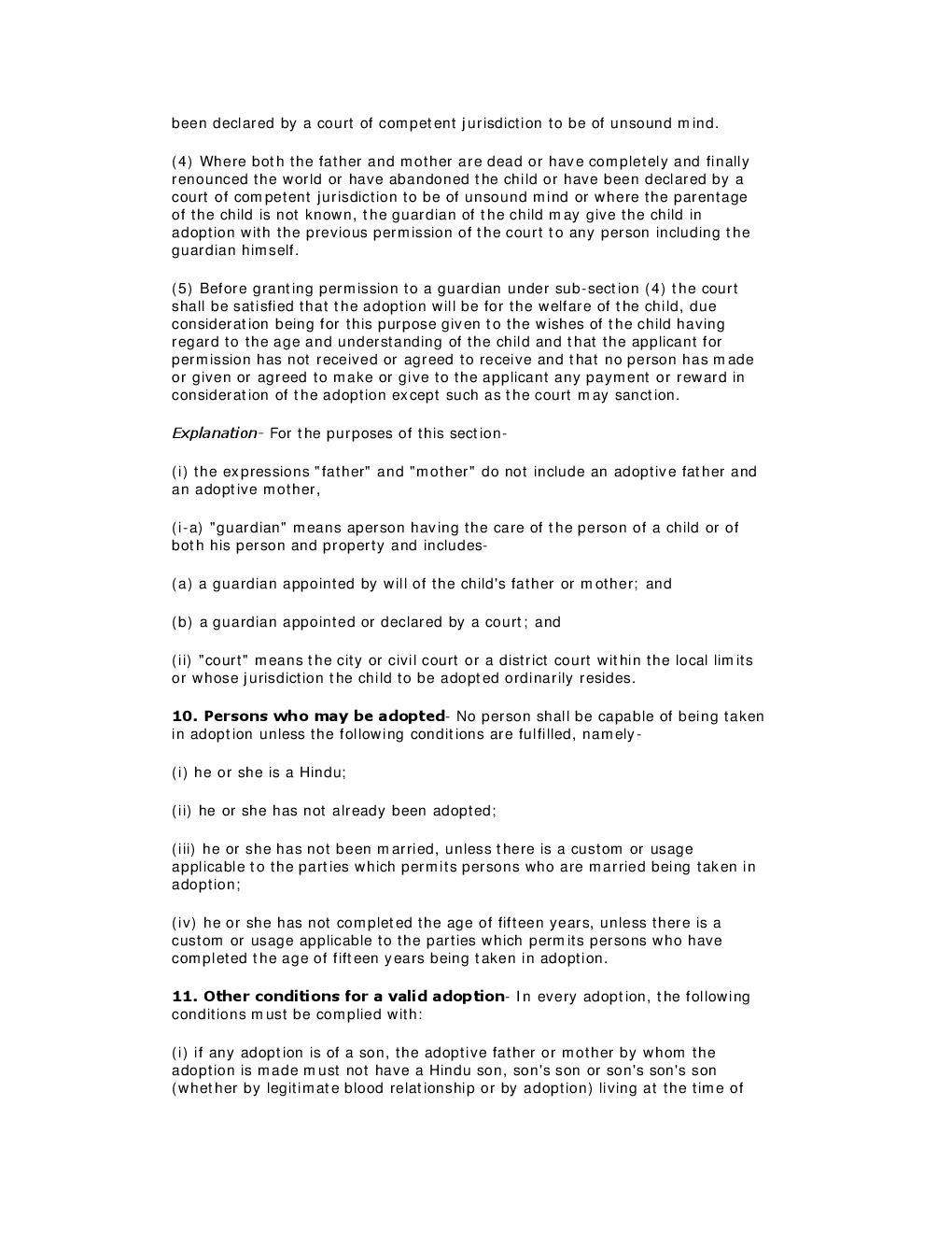 The Hindu Adoptions And Maintenance Act 1956 - Page 5