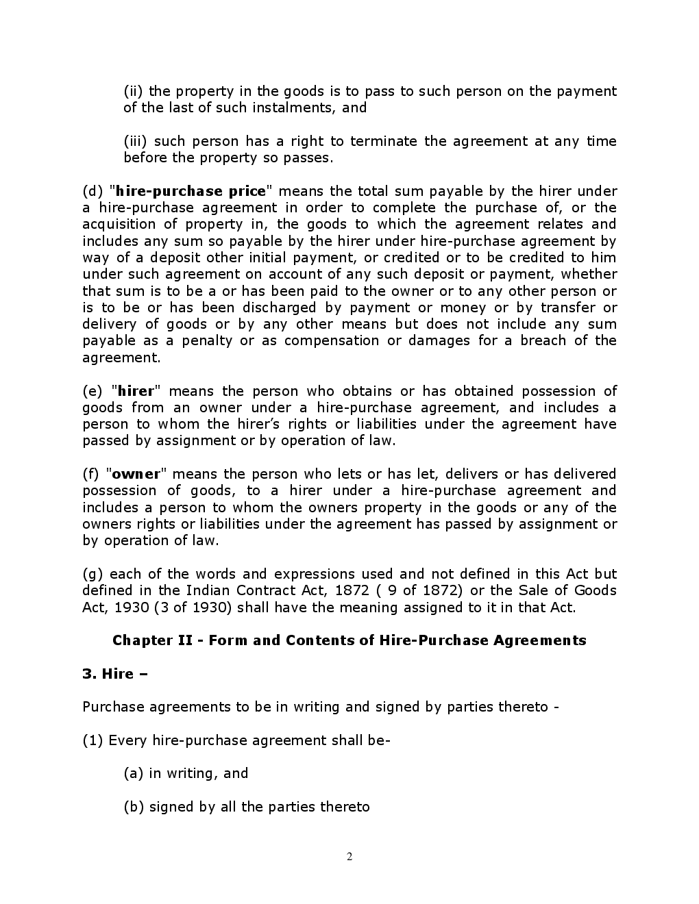Hire-Purchase Act 1972 - Page 3