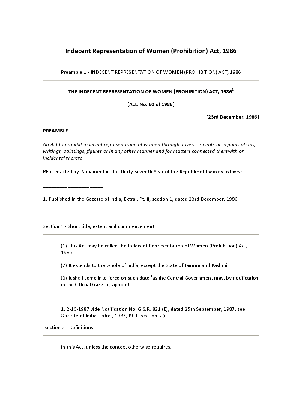 Indecent Representation Of Women (Prohibition) Act 1986 - Page 2
