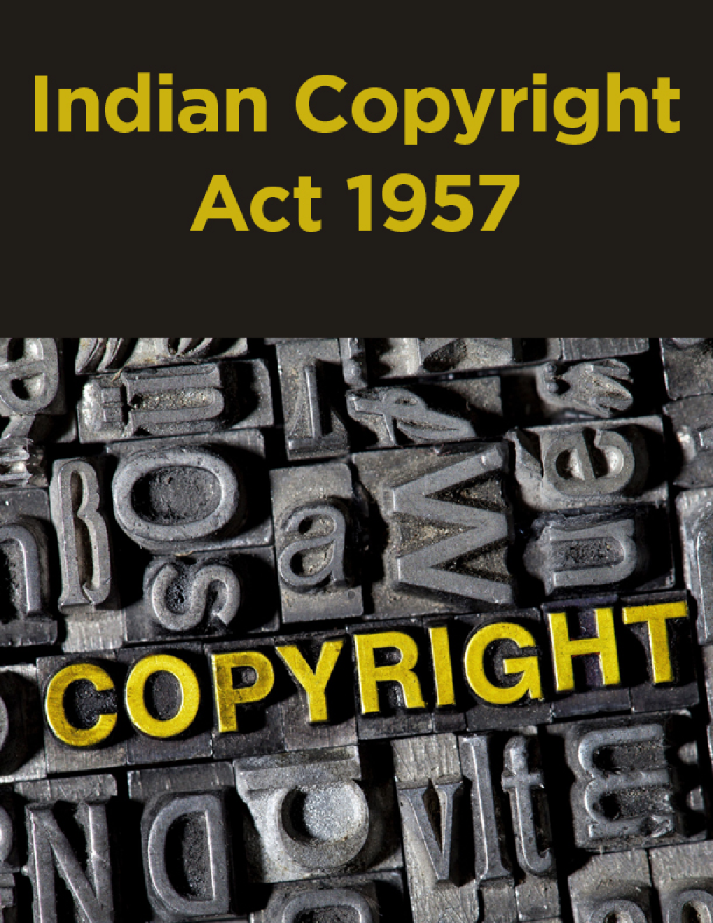 Indian Copyright Act 1957 - Page 1