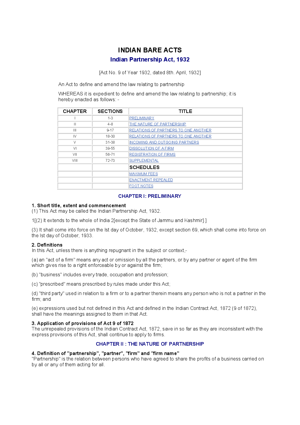 Indian Partnership Act 1932 - Page 2
