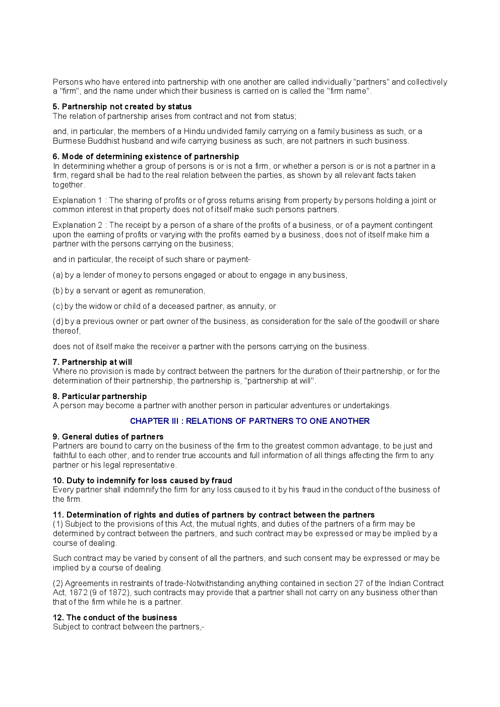 Indian Partnership Act 1932 - Page 3