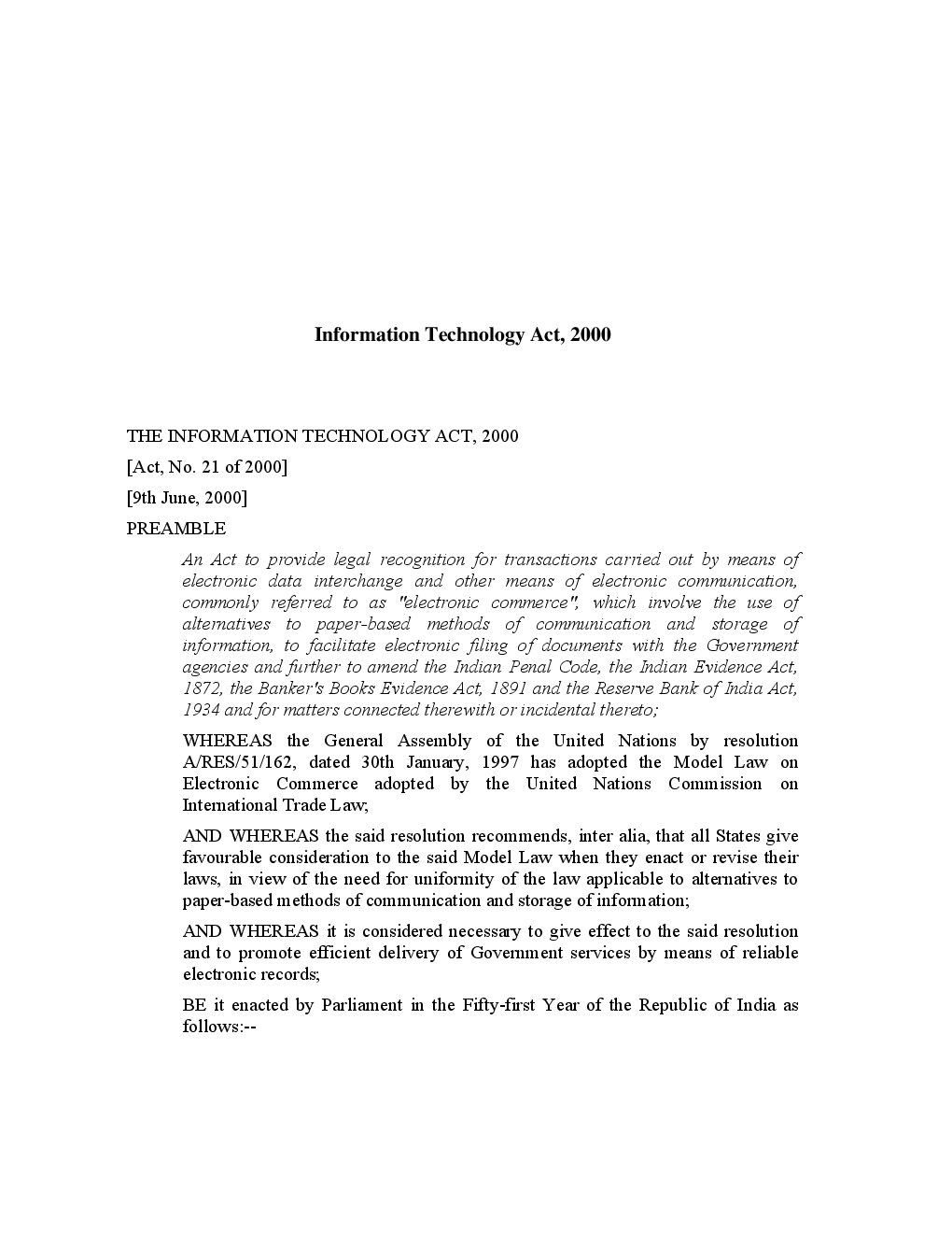 Information Technology Act 2000 - Page 2