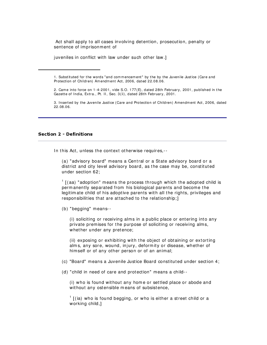 Juvenile Justice (Care and Protection of Children) Act 2000 - Page 4