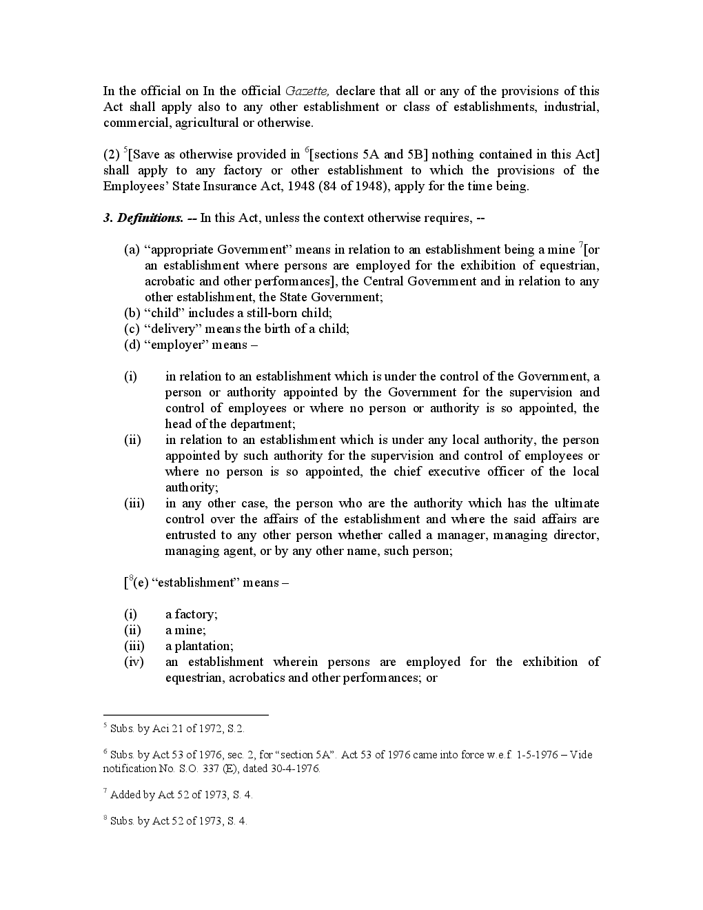 Maternity Benefit Act 1961 - Page 3