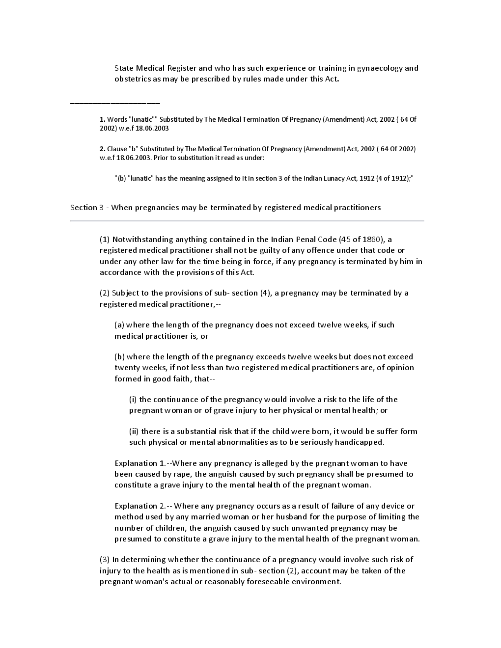 Medical Termination Of Pregnancy Act 1971 - Page 3