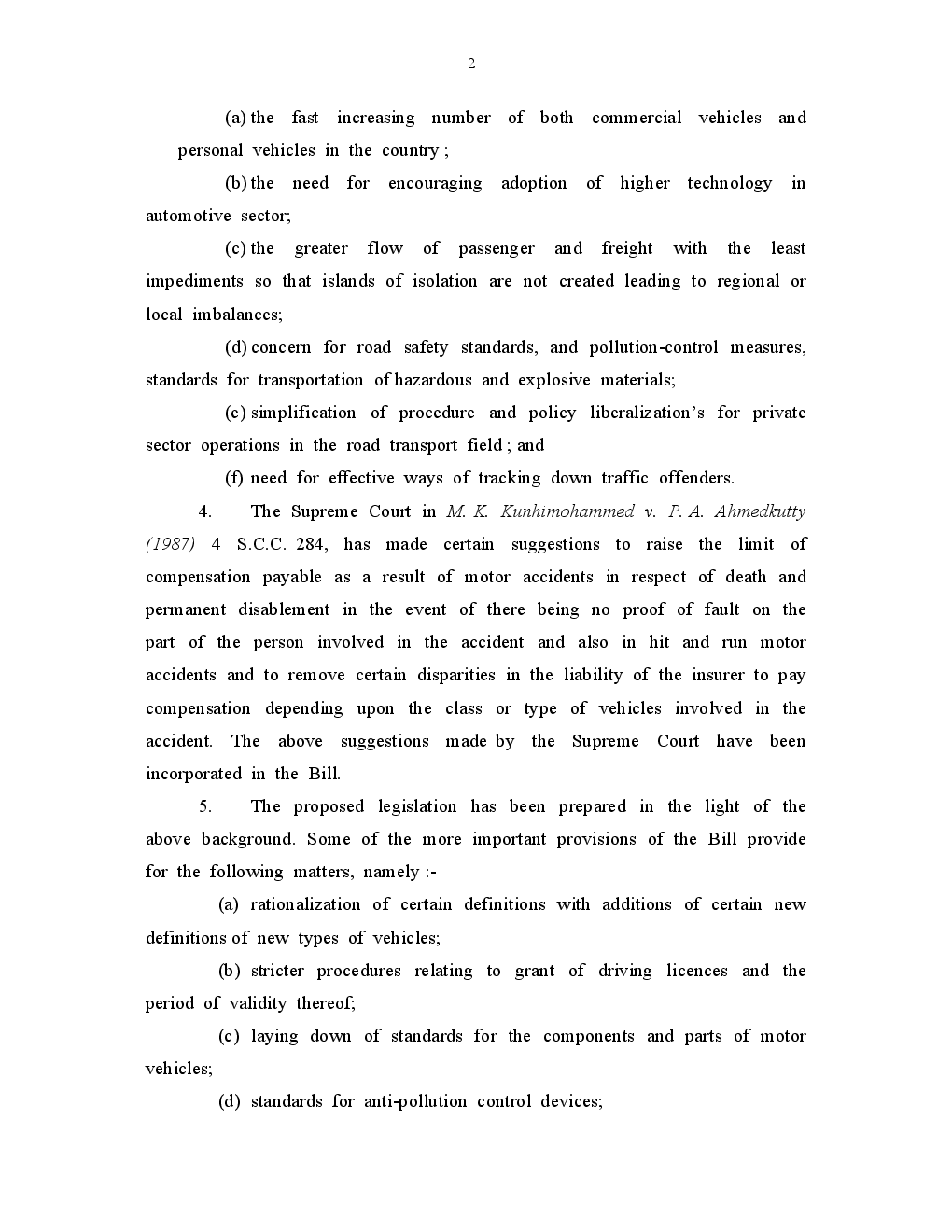 Motor Vehicles Act 1988 - Page 3