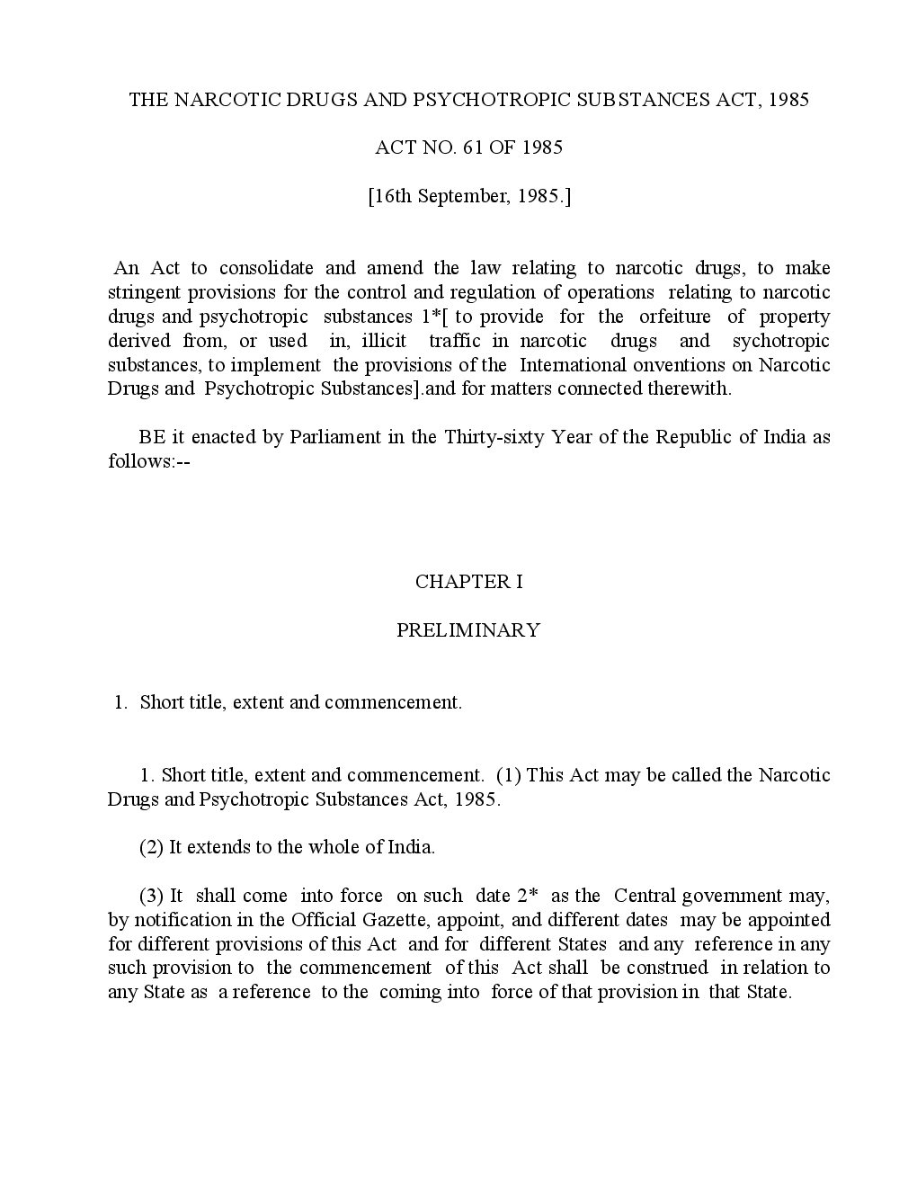 The Narcotic Drugs And Psychotropic Substances Act 1985 - Page 2