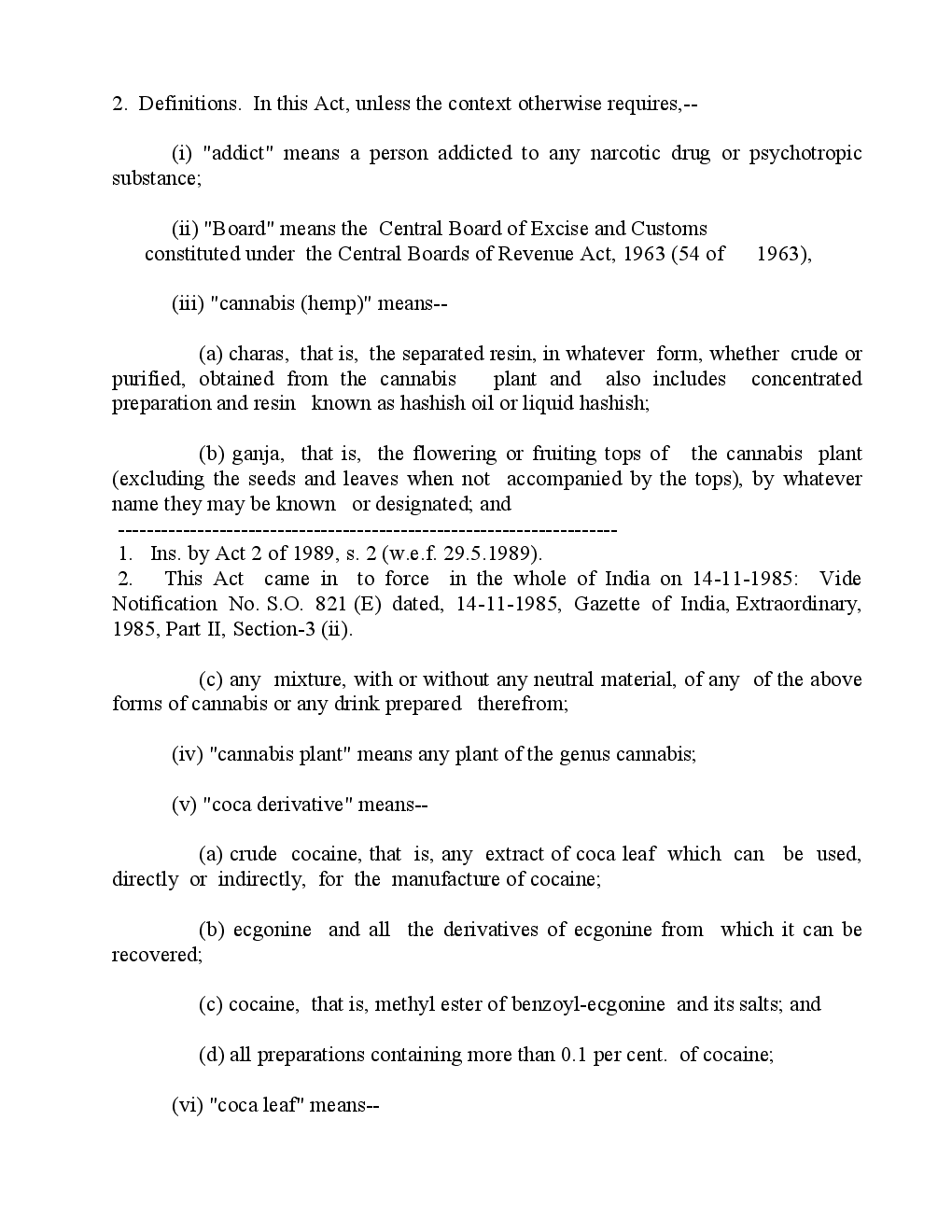 The Narcotic Drugs And Psychotropic Substances Act 1985 - Page 3