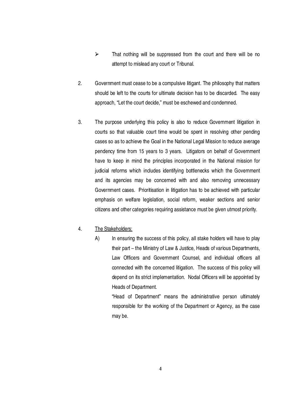 National Litigation Policy - Page 5