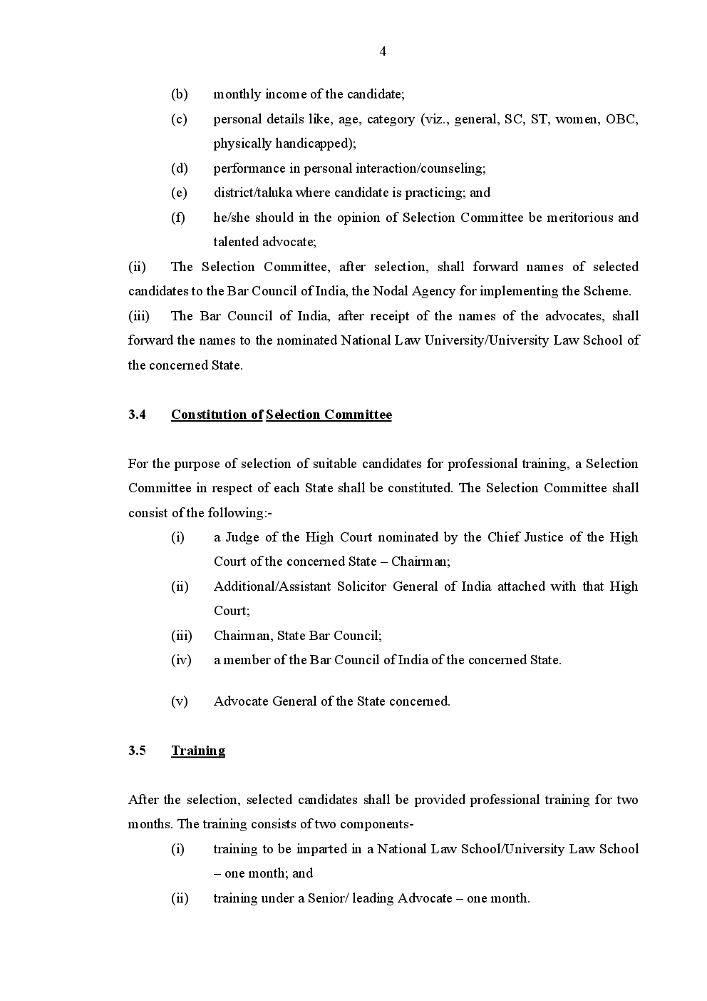 Rajiv Gandhi Adhivakta Prashikshan Yojna - Page 5