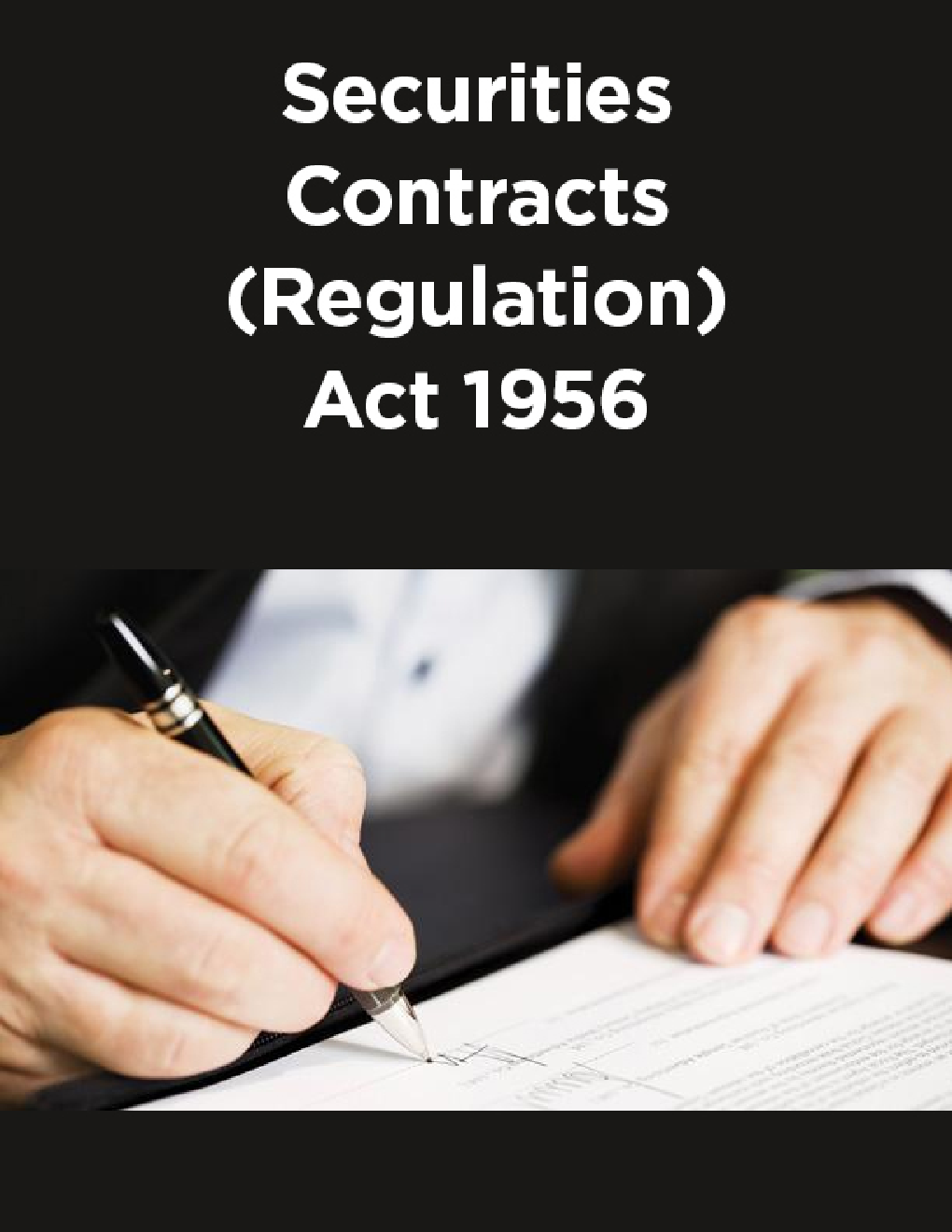 Securities Contracts (Regulation) Act 1956 - Page 1