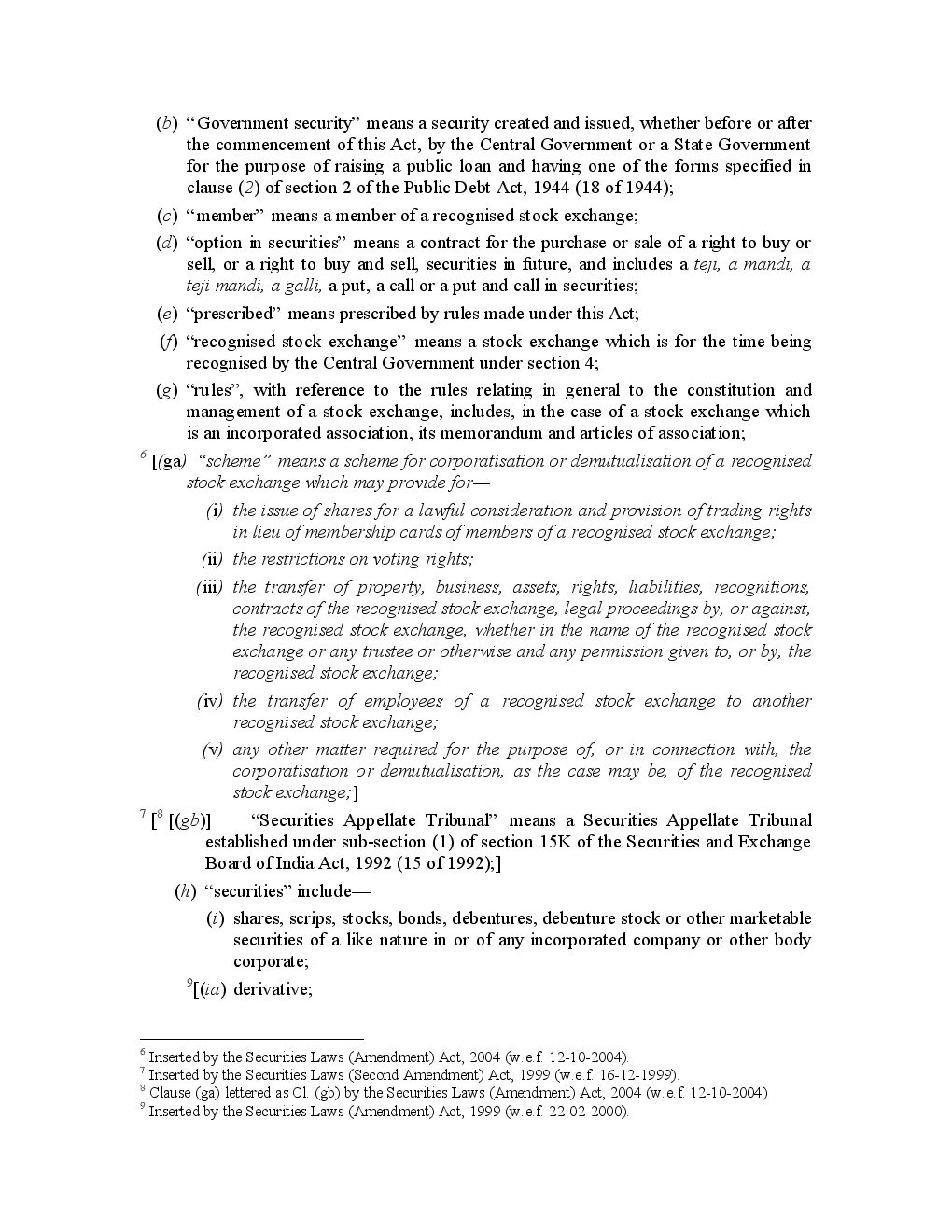 Securities Contracts (Regulation) Act 1956 - Page 3