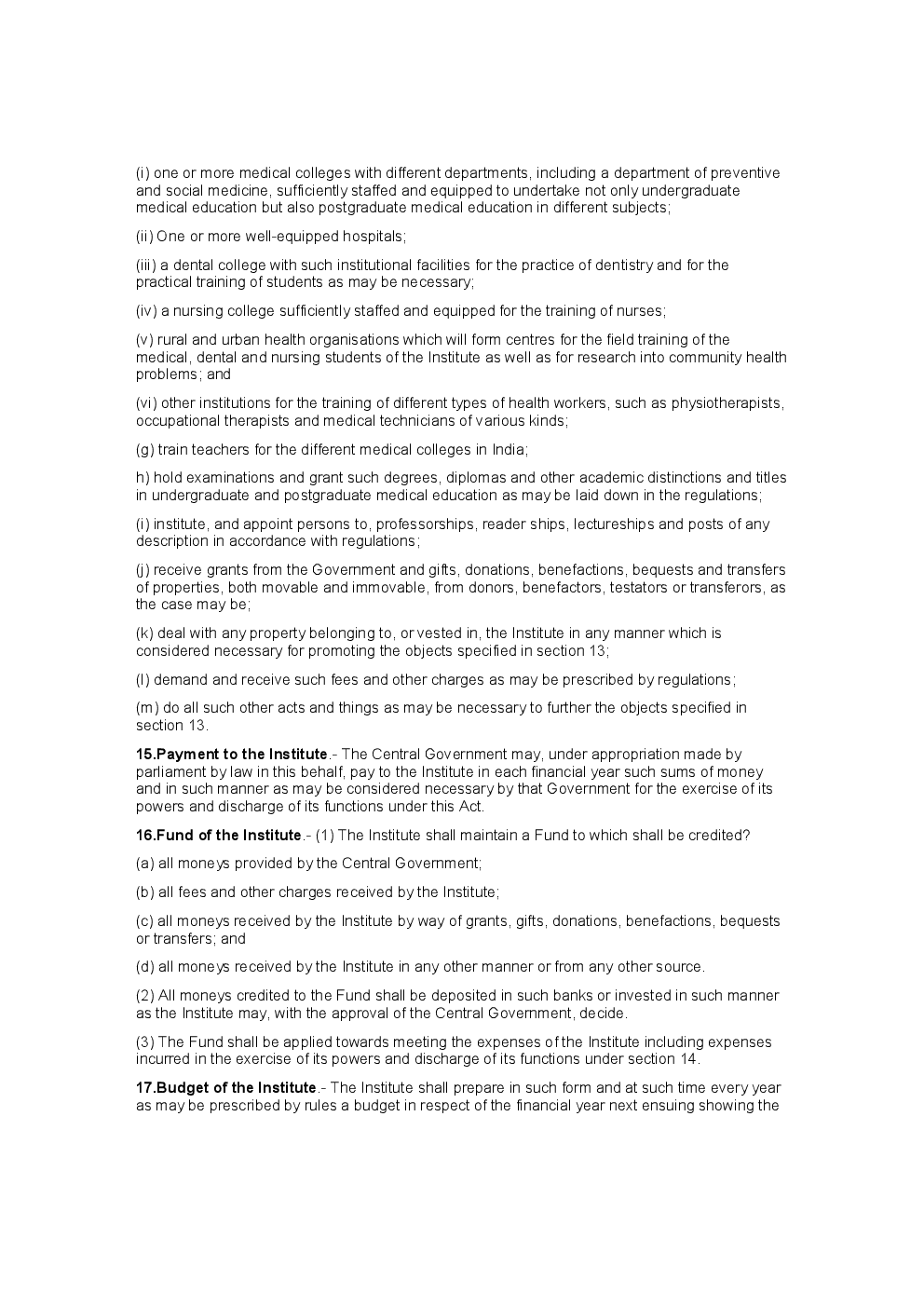 The All-India Institute Of Medical Science Act 1956 - Page 5