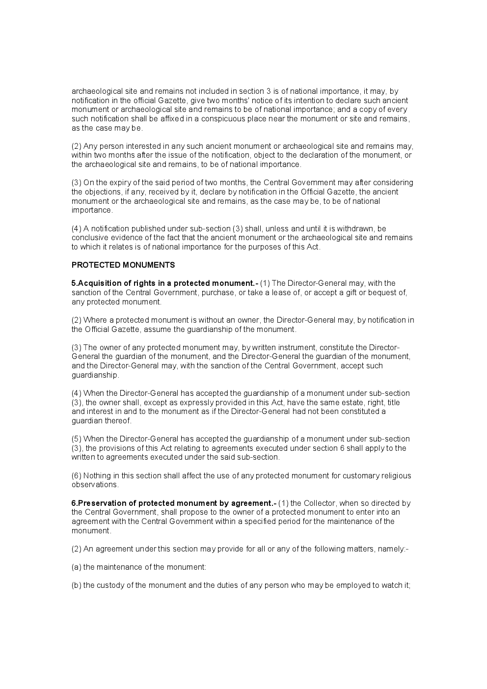 The Ancient Monuments And Archaeological Sites And Remains Act 1958 - Page 4