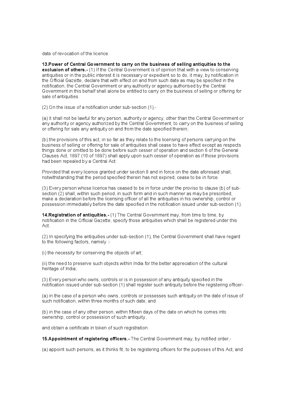 The Antiquities And Art Treasures Act 1972 - Page 5