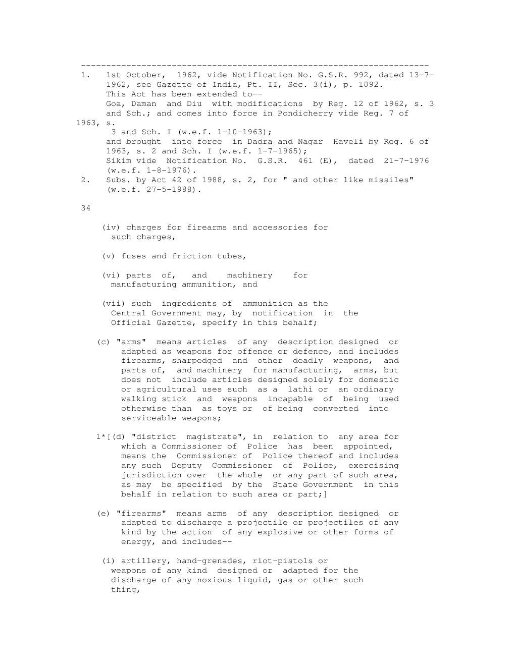 THE ARMS ACT 1959 - Page 3