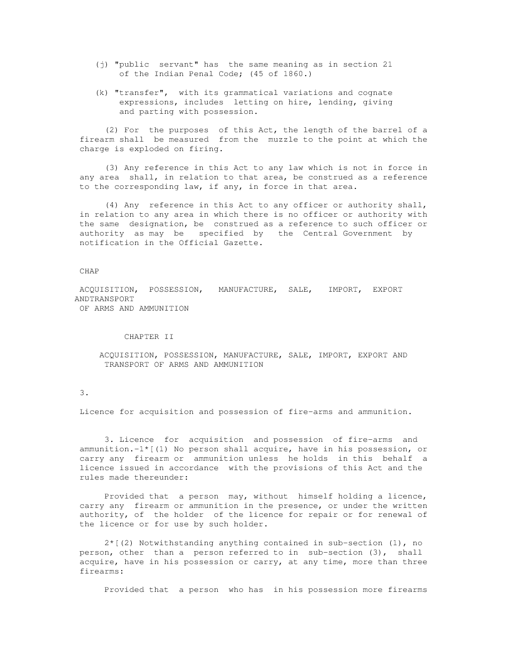 THE ARMS ACT 1959 - Page 5