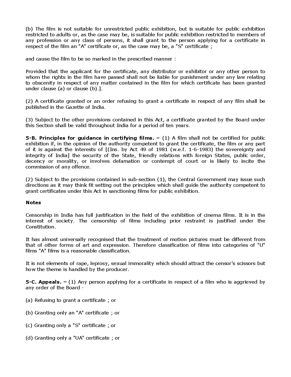 The Cinematograph Act 1952 - Page 5