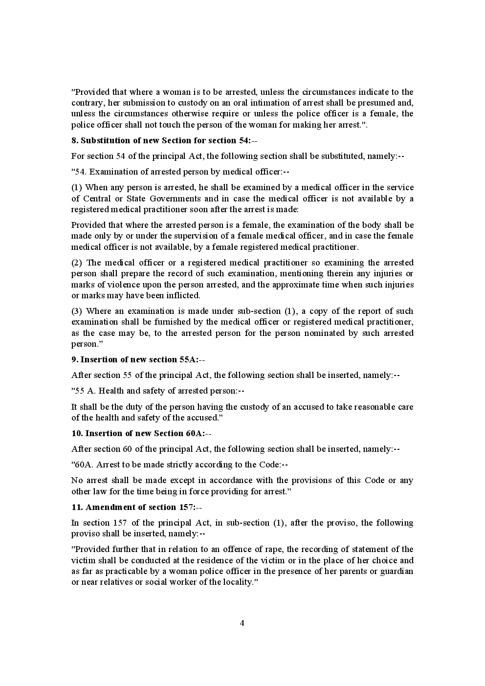 The Code Of Criminal Procedure (Amendment) Bill 2008 - Page 5