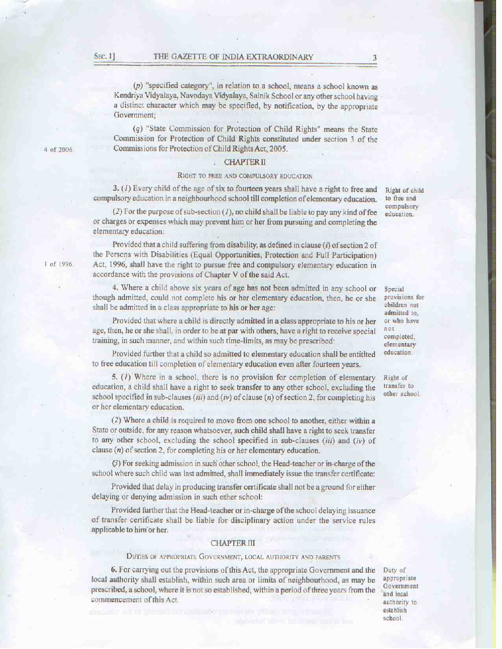 The Right Of Children To Free And Compulsory Education Act 2009 - Page 4